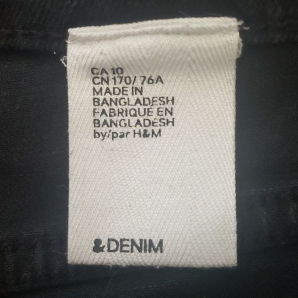 ✨2FOR15$✨H&M Black Jean Shorts - Picture 4 of 4